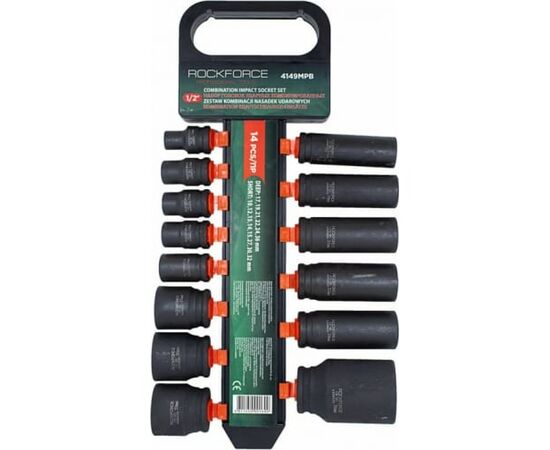  Набор головок ударных комбинированный ROCKFORCE RF-4149MPB(50487) 14пр. 