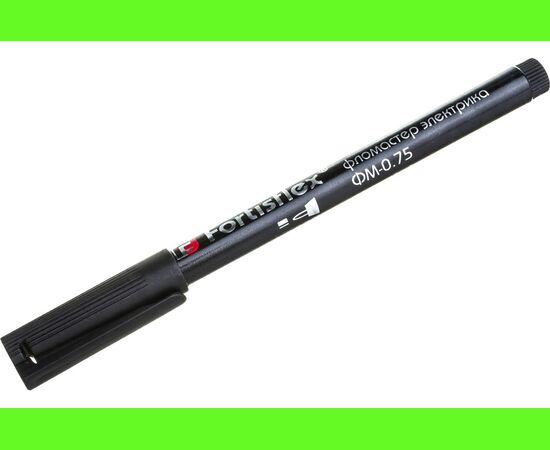  Фломастер электрика маркировочный Fortisflex ФМ-0,75 83406 черный 