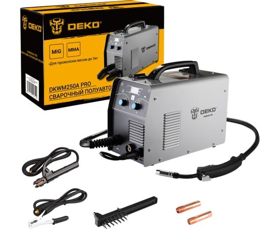  Сварочный полуавтомат DEKO DKWM250A Pro MIG/MAG 250А (051-4687) 
