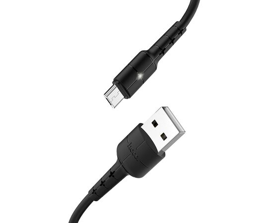  Кабель USB - micro USB Hoco X30 Star для HTC/Samsung (120 см) (black) 