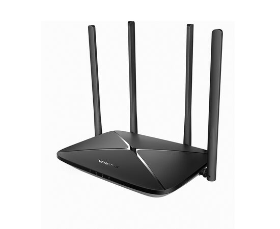  MERCUSYS AC12G, AC1300 Dual-Band Wi-Fi Роутер, 867 at 5 GHz +300 Mbps at 2.4 GHz, 802.11ac/a/b/g/n, 1 port WAN 10/100/1000 Mbps + 4 ports LAN 10/100/1000 