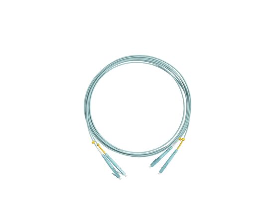  Патч-корд HYPERLINE FC-D2-503-LC/PR-LC/PR-H-3M-LSZH-AQ волоконно-оптический MM 50/125(OM3), LC-LC, duplex, 10G/40G, LSZH, 3 м (001863) 