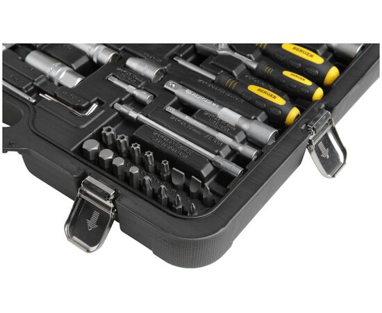  Набор инструментов BERGER BG128-1214 128 предметов 1/2" -1/4" 