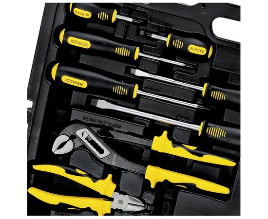 Набор инструментов BERGER BG128-1214 128 предметов 1/2" -1/4" 