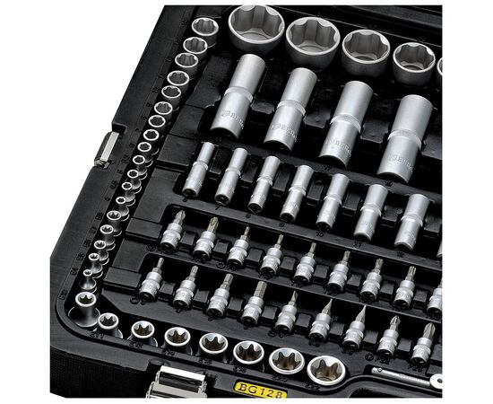  Набор инструментов BERGER BG128-1214 128 предметов 1/2" -1/4" 