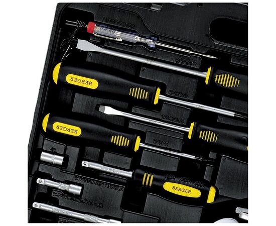  Набор инструментов BERGER BG089-1214 89 предметов  1/2" - 1/4" 