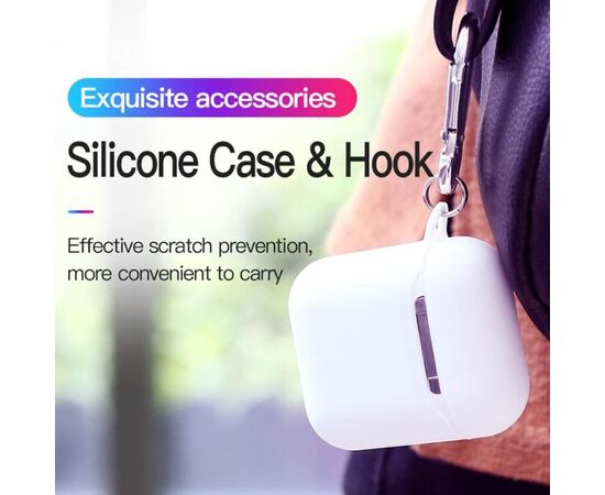  Беспроводные наушники TWS TOTU EAUB-024, Bluetooth, белый 