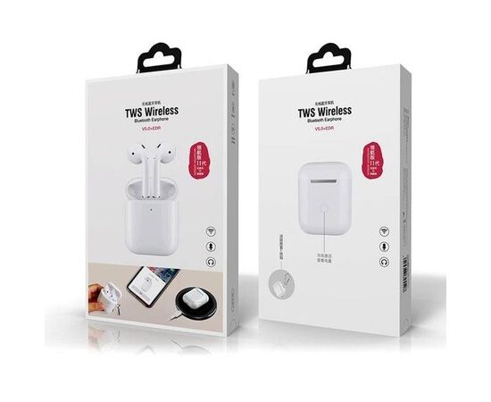  Беспроводные наушники TWS TOTU EAUB-024, Bluetooth, белый 