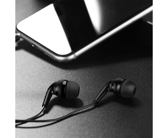  Проводные наушники HOCO M40 Prosody, Jack 3.5mm, 1.2 м, черный 
