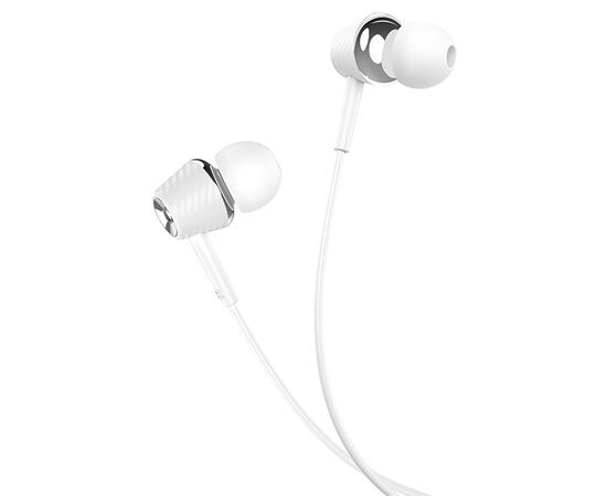  Проводные наушники HOCO M70 Graceful, Jack 3.5mm, 1.2 м, белый 