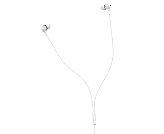  Проводные наушники HOCO M70 Graceful, Jack 3.5mm, 1.2 м, белый 