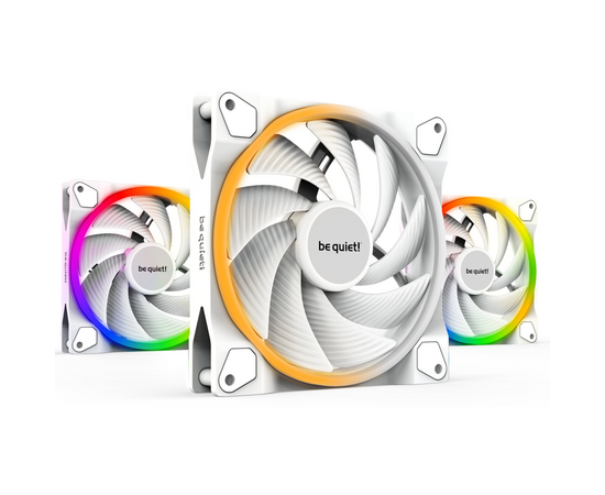  Комплект вентиляторов be quiet! Light Wings BL103 White 140mm PWM high-speed Triple-Pack 
