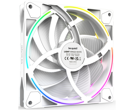  Комплект вентиляторов be quiet! Light Wings BL103 White 140mm PWM high-speed Triple-Pack 