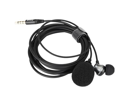  Микрофон JMARY MC-R5, петличный, Jack 3.5mm, 1м, черный 