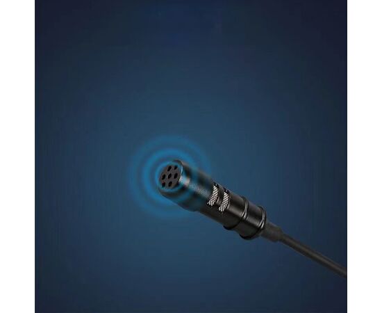  Микрофон JMARY MC-R5, петличный, Jack 3.5mm, 1м, черный 