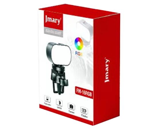  Светодиодный осветлитель JMARY FM-16RGB MINI, 750mAh 