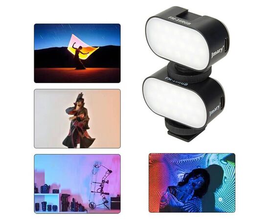  Светодиодный осветлитель JMARY FM-16RGB MINI, 750mAh 