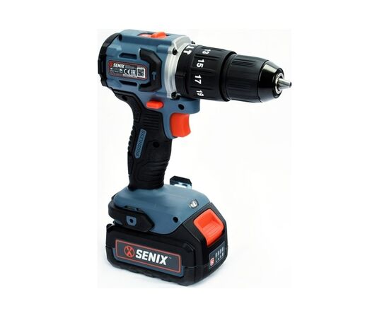  Дрель-шуруповерт SENIX X2 PDHX2-M2-EU SET 20В, 60 Нм, 2х4Ач, ЗУ, кейс 