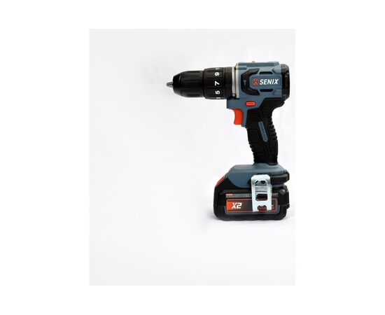  Дрель-шуруповерт SENIX X2 PDHX2-M2-EU SET 20В, 60 Нм, 2х4Ач, ЗУ, кейс 
