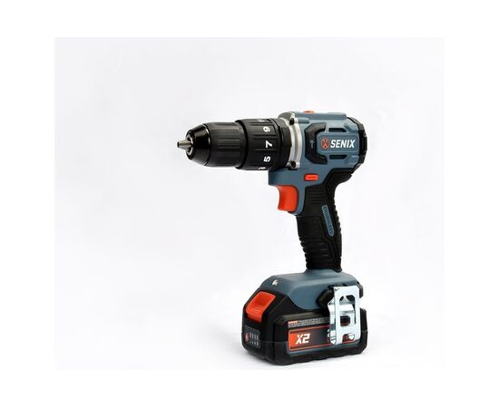  Дрель-шуруповерт SENIX X2 PDHX2-M2-EU SET 20В, 60 Нм, 2х4Ач, ЗУ, кейс 