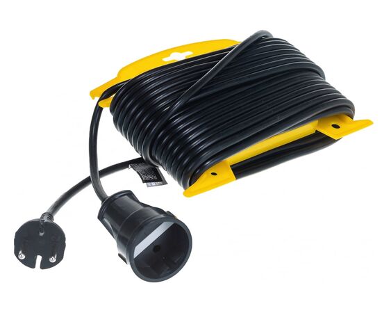  Удлинитель на рамке STAYER 55014-15_z01, MF 207, 15м, 2200Вт, 1 гнездо, ПВС 2х0,75мм2 