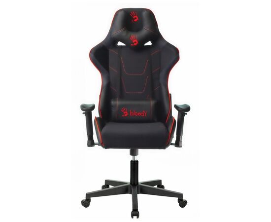  Кресло игровое A4Tech Bloody GC-400 черный/красный с подголов. крестов. пластик черный 