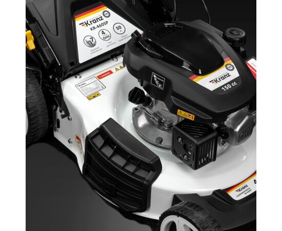  Газонокосилка бензиновая Kranz KR-460SP KR-16-1231 самоходная, 150см3, 46см 