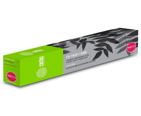  Тонер Картридж Cactus CS-TK8115BK черный (12000стр.) для Kyocera Mita Ecosys M8124cidn/ M8130cidn 