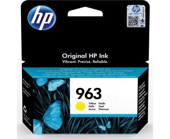  Картридж струйный HP 963 3JA25AE желтый (700стр.) для HP OfficeJet Pro 901x/902x/HP 