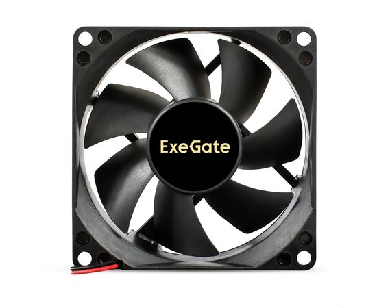  Вентилятор ExeGate EX08025B2P-24 EX295207RUS (80x80x25 мм, 2-Ball (двойной шарикоподшипник), 2pin, 2850RPM, 28.5dBA) 