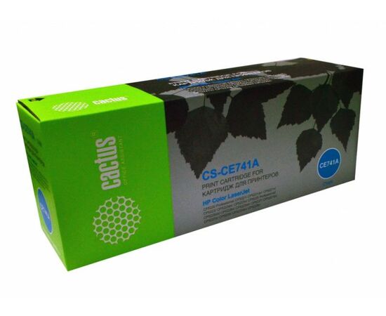  Картридж Cactus CS-CE741A для HP Color LaserJet CP5220 Professional CP5221 cyan,7 300 стр 
