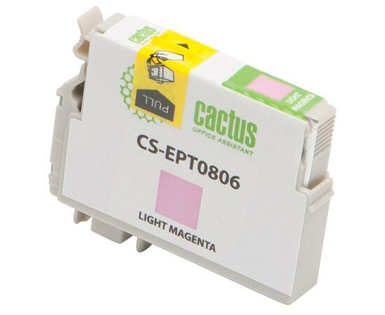  Картридж струйный Cactus CS-EPT0806 светло-пурпурный для Epson Stylus Photo P50 (11,4ml) 