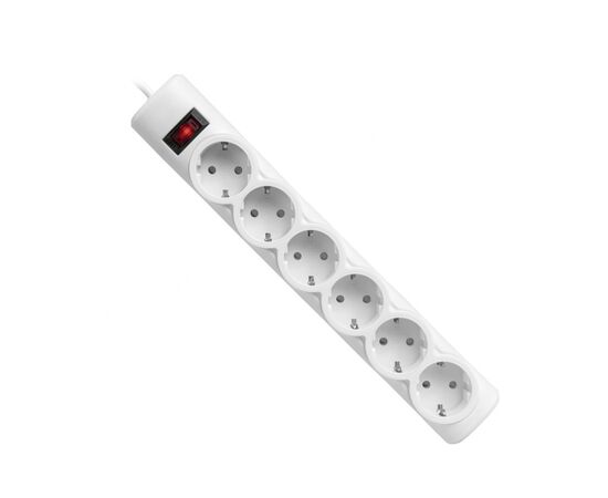  Сетевой фильтр Defender DFS 153 (99490) 3m (6 роз) white 
