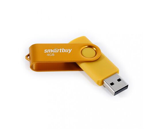  Флэш накопитель USB 4 Гб Smart Buy Twist (yellow) (220876) 