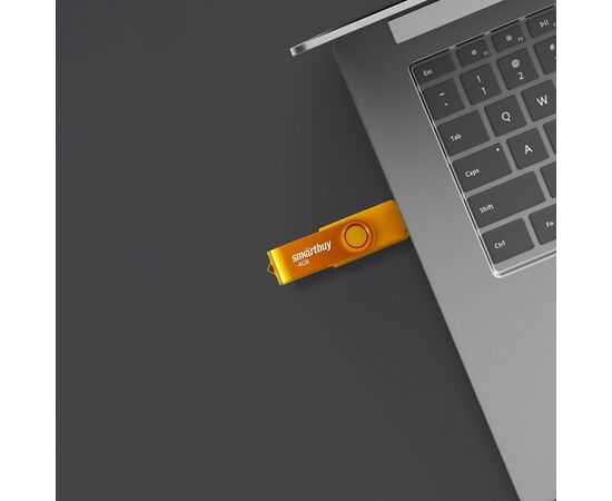  Флэш накопитель USB 4 Гб Smart Buy Twist (yellow) (220876) 