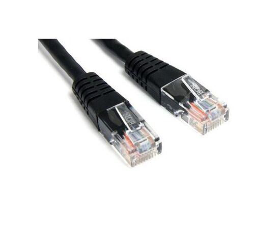  Патч-корд медный Lanmaster UTP TWT-45-45-0.5-BK чёрный вилка RJ-45-вилка RJ-45 кат.5е 0.5м ПВХ (1шт) 