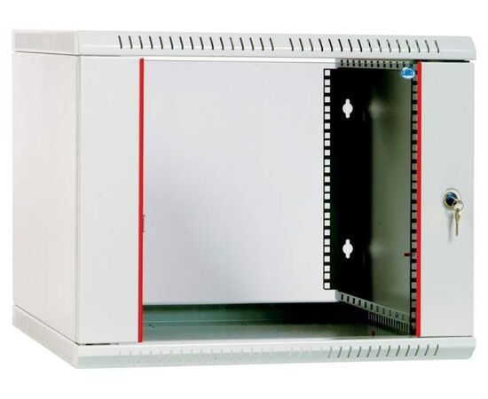  Шкаф коммутационный ЦМО ШРН-Э-9.350 серый 9U 600x350мм пер.дв.стекл несъемн.бок.пан. 