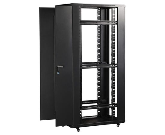  Шкаф коммутационный Lanmaster (TWT-CBB-42U-6X10-P1) напольный 42U 600x1000мм пер.дв.перфор. задн.дв.перфор. 