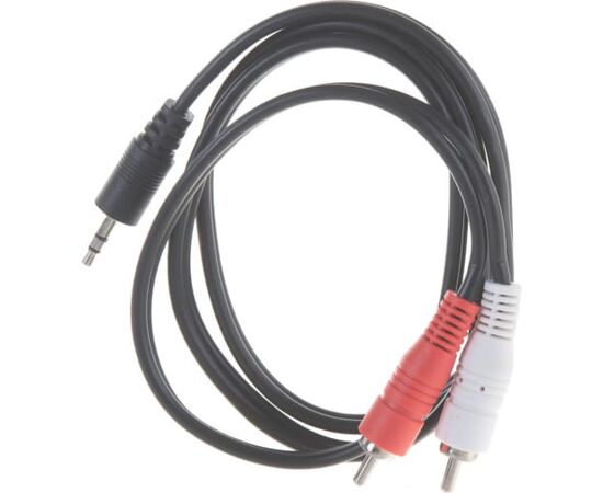  Кабель Perfeo J2001 Jack 3.5 мм вилка - 2xRCA вилка 1м 