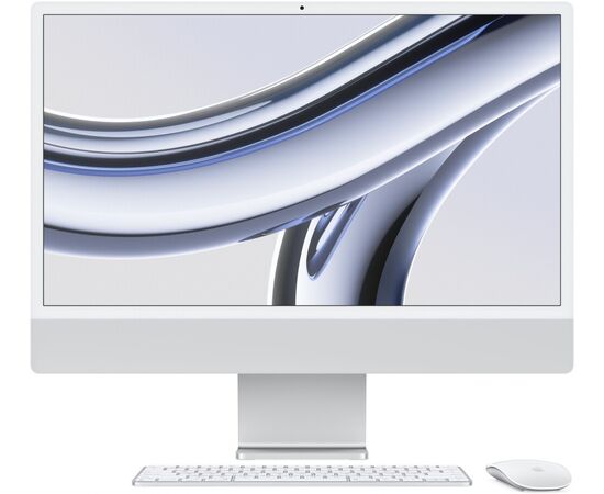  Моноблок Apple iMac 24 2023 (Z19500023) (Клав.рус.грав.) Silver 24" Retina 4.5K Apple M3 8C CPU 8C GPU/16GB/512GB SSD 