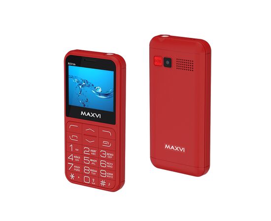  Мобильный телефон MAXVI B231ds Red 