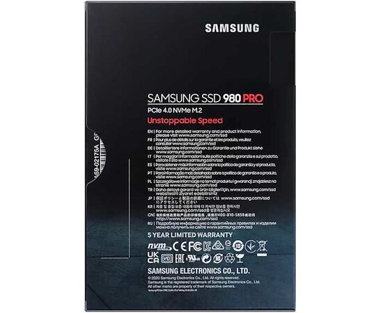  SSD Samsung PCI-E x4 250Gb MZ-V8P250BW 980 PRO M.2 2280 