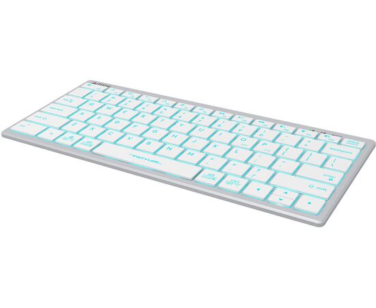  Клавиатура A4Tech Fstyler FX61 белый USB slim LED (FX61 White) 