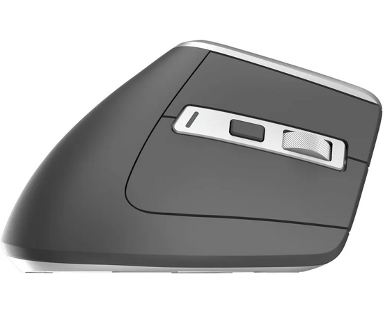  Мышь Оклик 991MW (1885263) серый оптическая 2400dpi silent беспроводная BT/Radio USB для ноутбука 7but 