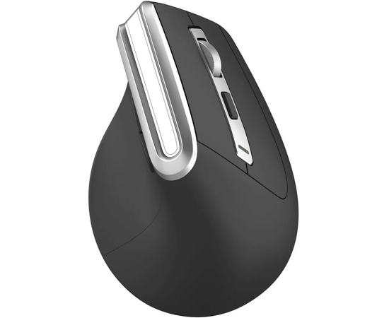  Мышь Оклик 991MW (1885263) серый оптическая 2400dpi silent беспроводная BT/Radio USB для ноутбука 7but 