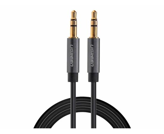 Кабель UGREEN AV119 10735 3.5mm Male to 3.5mm Male Cable 2m Black 