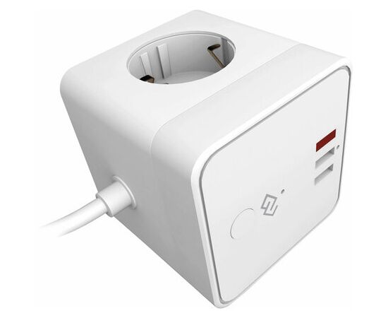  Умная розетка Digma DiPlug Cube 1 DPC13S EU Wi-Fi белый 