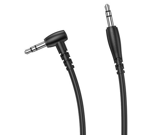  Аудиокабель AUX 3.5mm 1.0м Borofone BL10 (Black) 