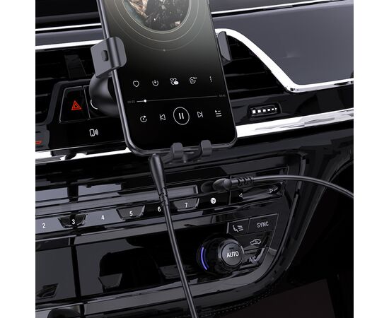  Аудиокабель AUX 3.5mm 1.0м Borofone BL10 (Black) 