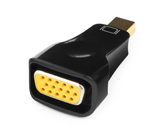  Конвертер Mini DP-1.1a (папа) - D-SUB/VGA (мама), черный, 1920x1200(1080)@60Hz, поддерживает Apple, Oem, Cablexpert A-mDPM-VGAF-01 